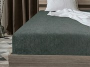 Froté gumis lepedő EXCLUSIVE zöldesszürke 160x200 cm