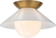 ELSTEAD QN-SAUCERFMABOPAL SAUCER Klasszikus Mennyezeti Lámpa Sárgaréz E27 IP20