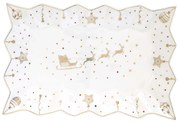 Porcelán karácsonyi tálca 35x23 cm Christmas Lights