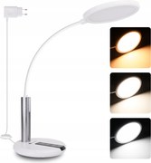 Iskolai Led Asztali Lámpa Szemvédelem Állítható Lámpa 2in1 Fehér Aigostar