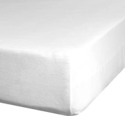 Gumis lepedő 100x200 Sima fehér magas matrachoz 30 cm