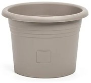 Plastia Narza öntözőedény 50 cm átmérőjű, taupeszínben, 50 cm átmérőjű