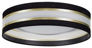 LED Dimmelhető mennyezeti lámpa SMART CORAL GOLD LED/24W/230V fekete/arany + távirányító