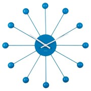 Karlsson 5977BB design falióra, kék, átmérő 40 cm