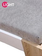 Homa frottír lepedő LIGHT világosszürke