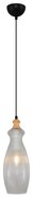BOTTLE kábelre szerelhető csillár 1xE14/4W/230V átlátszó