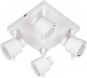 Spot négyzet alakú lámpa Adrilux FINA-4 Led fehér AL5 L28