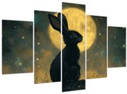Kép - Nyúl és hold (150x105 cm)