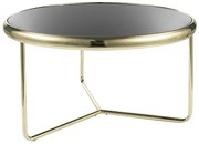 Scarlet dohányzóasztal fekete/arany