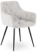 Szövet Étkezőszék Szürkés Bézs Színben. MODESTO