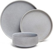 Malia 18 db-os szürke agyagkerámia étkészlet - Bonami selection