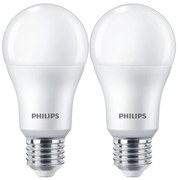 KÉSZLET 2x LED Izzó Philips A67 E27/13W/230V 4000K