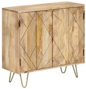 tömör mangófa tálalószekrény 80 x 30 x 75 cm