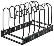 WENKO 53149100 - Fedőtartó és serpenyőtartó 18x18 cm fekete