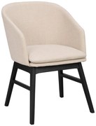 Bézs kárpitozott étkezőfotel szett 2 db-os Windham – Rowico