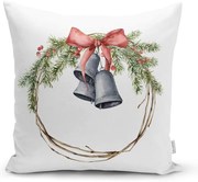 Karácsonyi mintás textil párnahuzat 43x43 cm – Mila Home