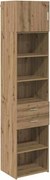vidaXL Magasfiú fiókkal Artisan tölgy 50 x 42,5 x 225 cm Faanyag
