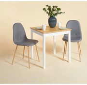 Lissy 2 db világosszürke étkezőszék - Bonami Essentials