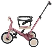 PETITE&MARS - Gyermek tricikli 5in1 TURBO Dusty Rózsa