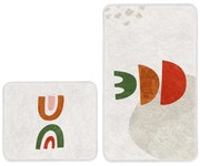 Bézs fürdőszobai kilépő szett 2 db-os 60x100 cm – Mila Home