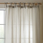 Szürke függöny 140x183 cm Zanzibar Woven Stripe – Pineapple Elephant