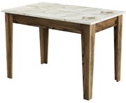 Kiev White and Walnut étkezőasztal