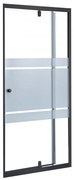 Flexi-S állítható zuhanyajtó 96-111x185 cm fekete