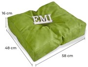 EMI zöld kerti raklap párna