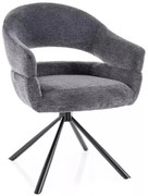 Borgo Raven forgatható étkezőszék sötétszürke