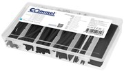 Commel zsugorcső szett 100DB 100mm fekete