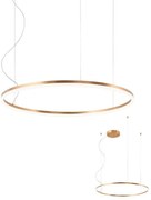 Redo 01-1713 - LED Dimmelhető csillár zsinóron ORBIT LED/55W/230V bronz