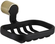 Mexen Base szappantartó, fekete/arany - 7088251-57