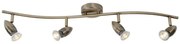 Lucide 13955/20/03 - LED spotlámpa CARO-LED 4xGU10/5W/230V bronz