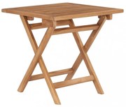 tömör tíkfa összecsukható kerti asztal 45 x 45 x 45 cm