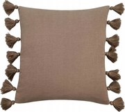 Dekoratív Párnahuzat természetes anyagokból Boho Stílus 60x60cm