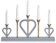 Szürke karácsonyi fénydekoráció Melissa – Markslöjd