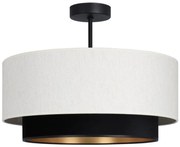 NATIA felületre szerelhető csillár 1xE27/60W/230V fehér/fekete