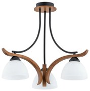 Felületre szerelhető csillár  BAFIA 3xE27/15W/230V barna