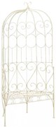 fehér antik vas kerti pad 95 cm
