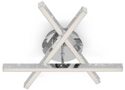 Brilo - LED Felületre szerelhető csillár REY 3xLED/5W/230V fényezett króm