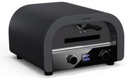 Klarstein FornoVetro pizzasütő kültéri használatra, Kettős fűtőelemek, 2200 W, 500 °C, Cool Touch
