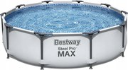 Bestway medence szerkezettel 3,05 x 0,76 m világos szürke szűrés nélkül