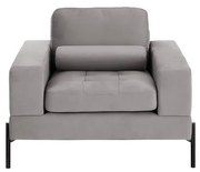 Világosszürke fotel Versailles – Ropez