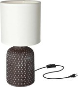 Asztali lámpa INER 1xE14/40W/230V barna