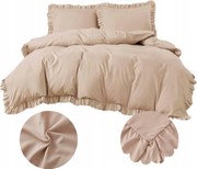 Ágynemű garnitúra Cotton world mikroszálas bézs 200x220 cm 3 részes