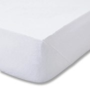 Fehér gumis flanel lepedő 90x190 cm Brushed – Catherine Lansfield