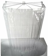 RIDDER 58200 Ombrella összecsukható zuhanykabin100 x 70 cm, átlátszó