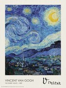 Plakát Starry Night, Vincent van Gogh