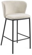 Fehér bárszék (ülésmagasság 65 cm) Ciselia – Kave Home
