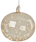 Narancssárga függő karácsonyi fénydekoráció ø 18 cm Lina – Markslöjd